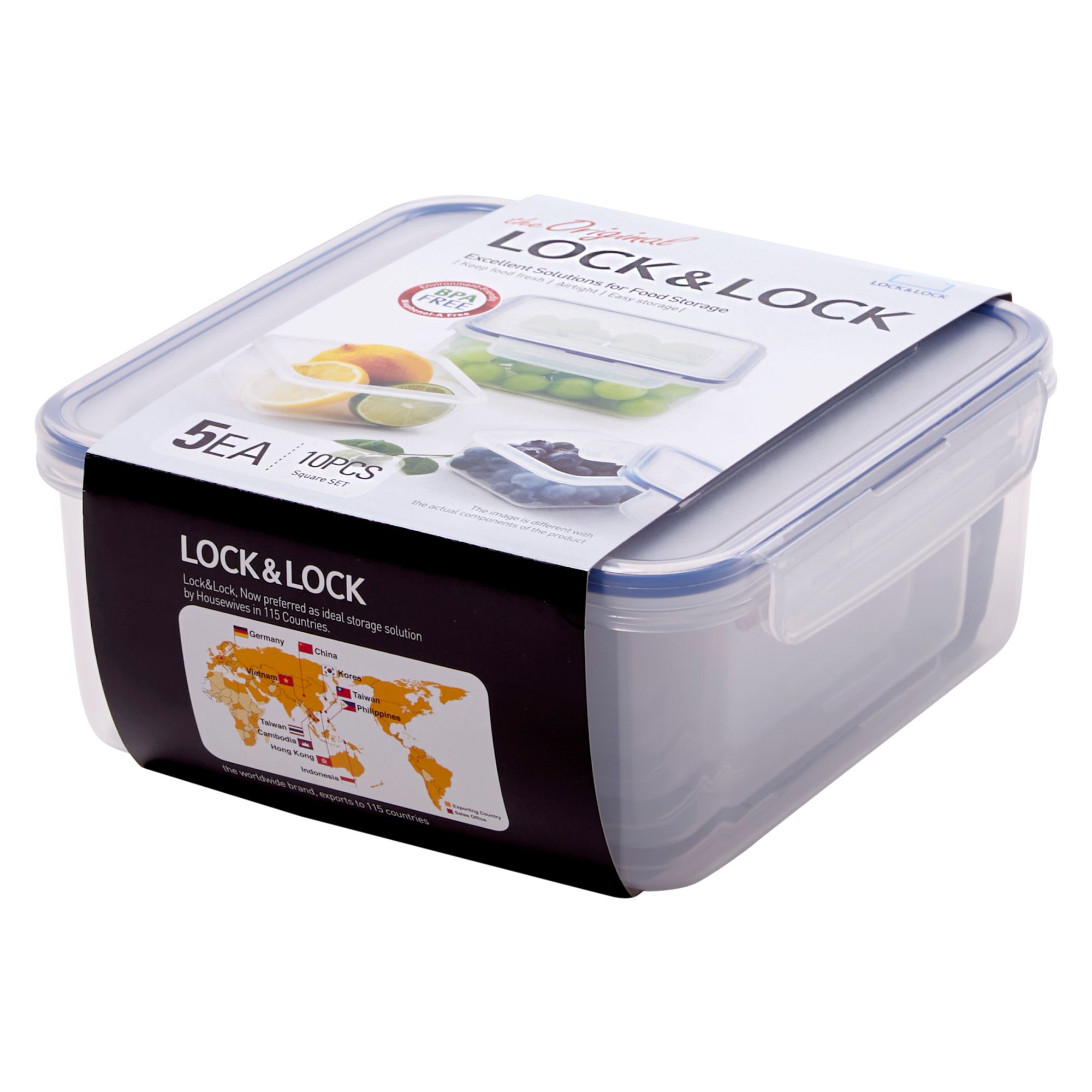 LocknLock Classic 5 Piece Storage Set